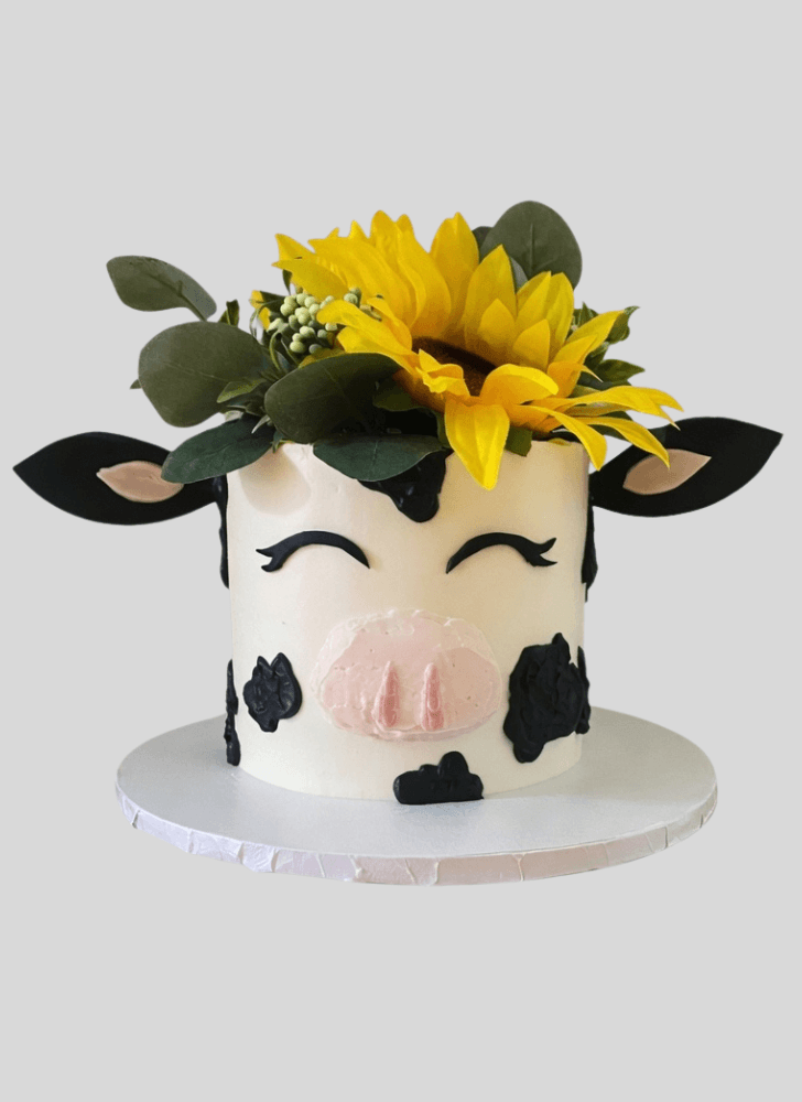 Alluring Cow Cake