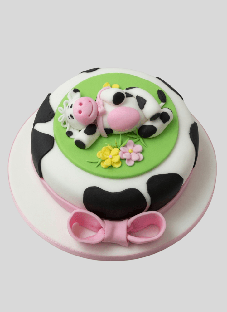 Angelic Cow Cake