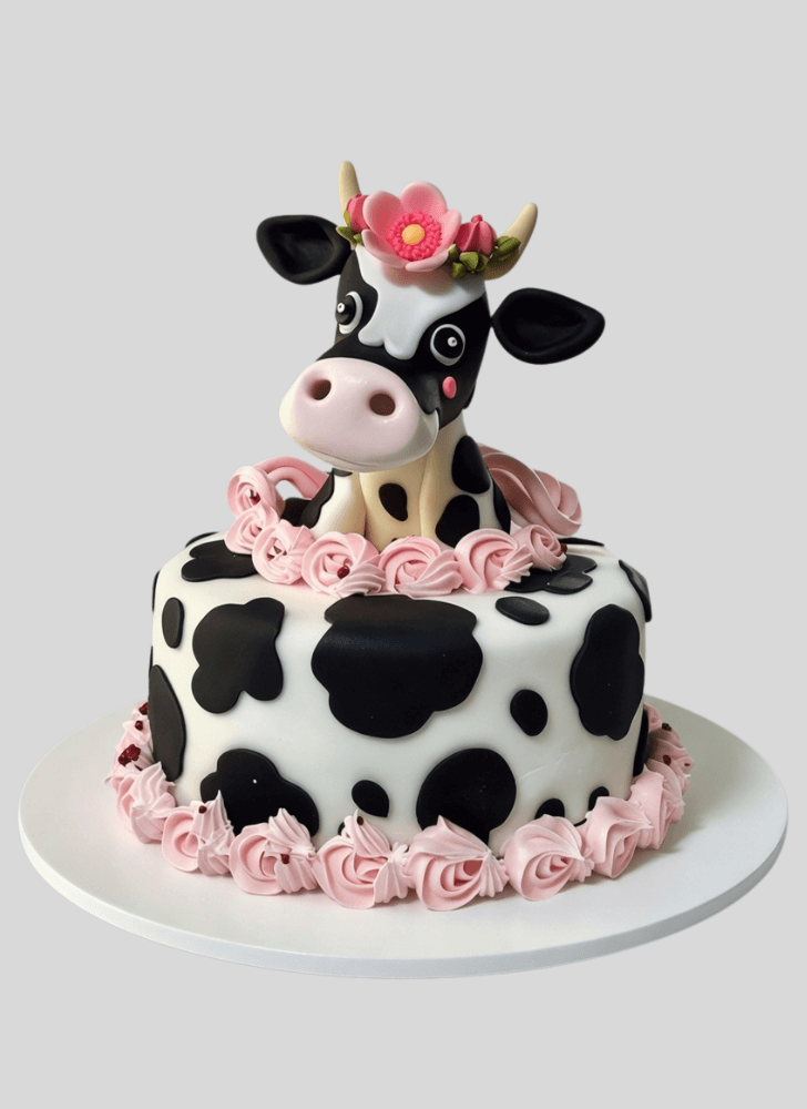 Cute Cow Cake