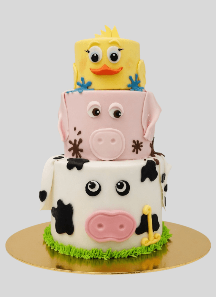 Inviting Cow Cake