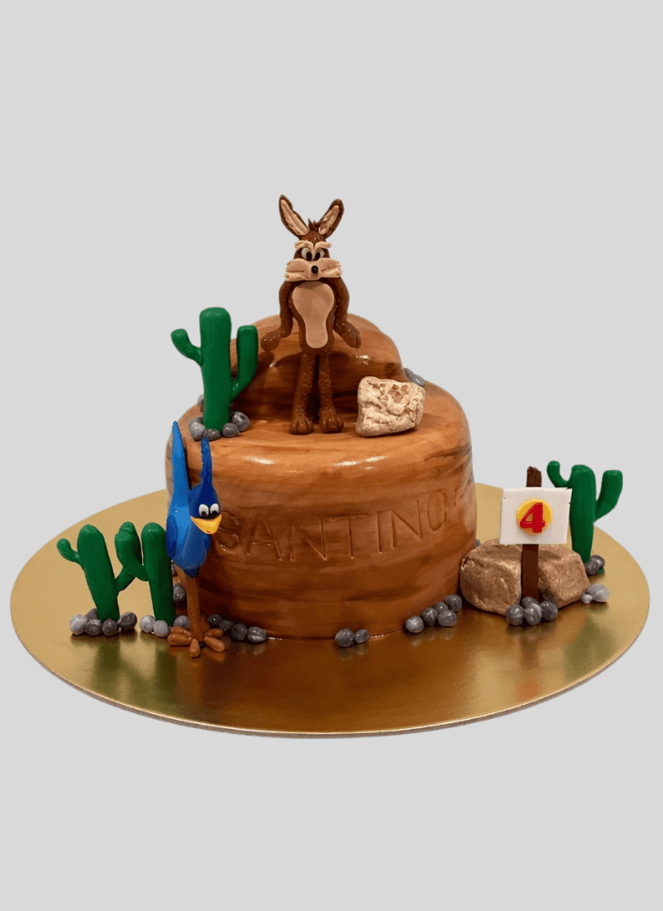Charming Coyote Cake