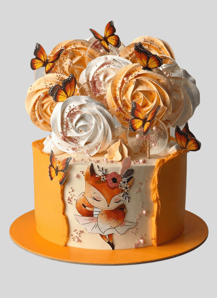 Admirable Fox Cake Design