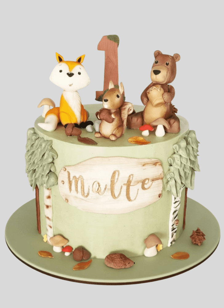 Alluring Fox Cake
