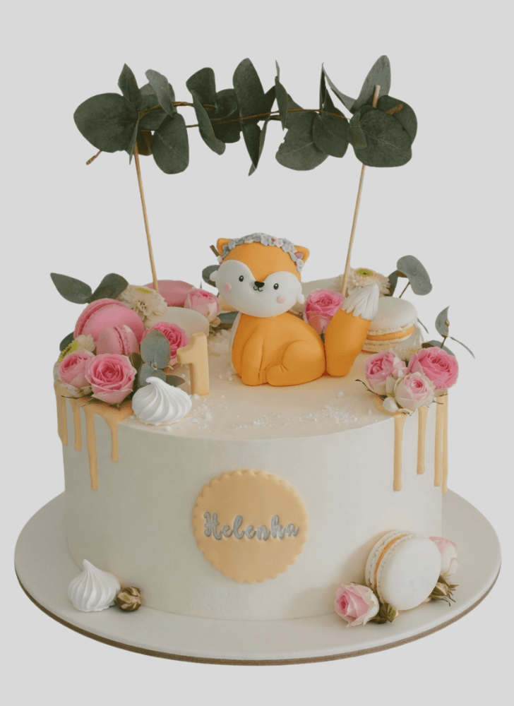 Angelic Fox Cake