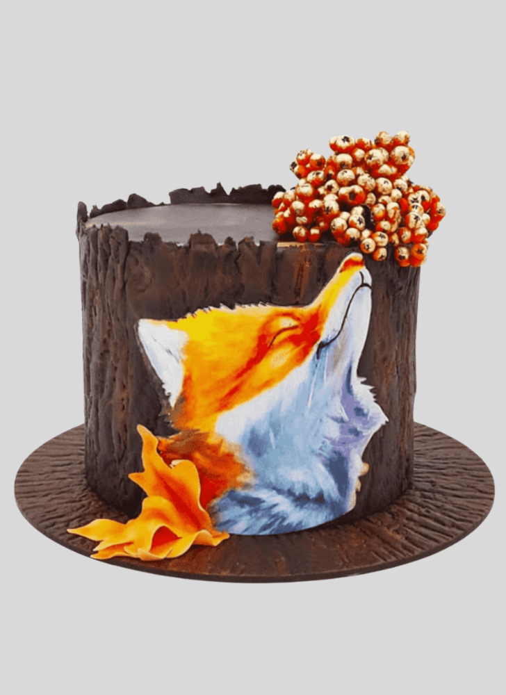 Captivating Fox Cake