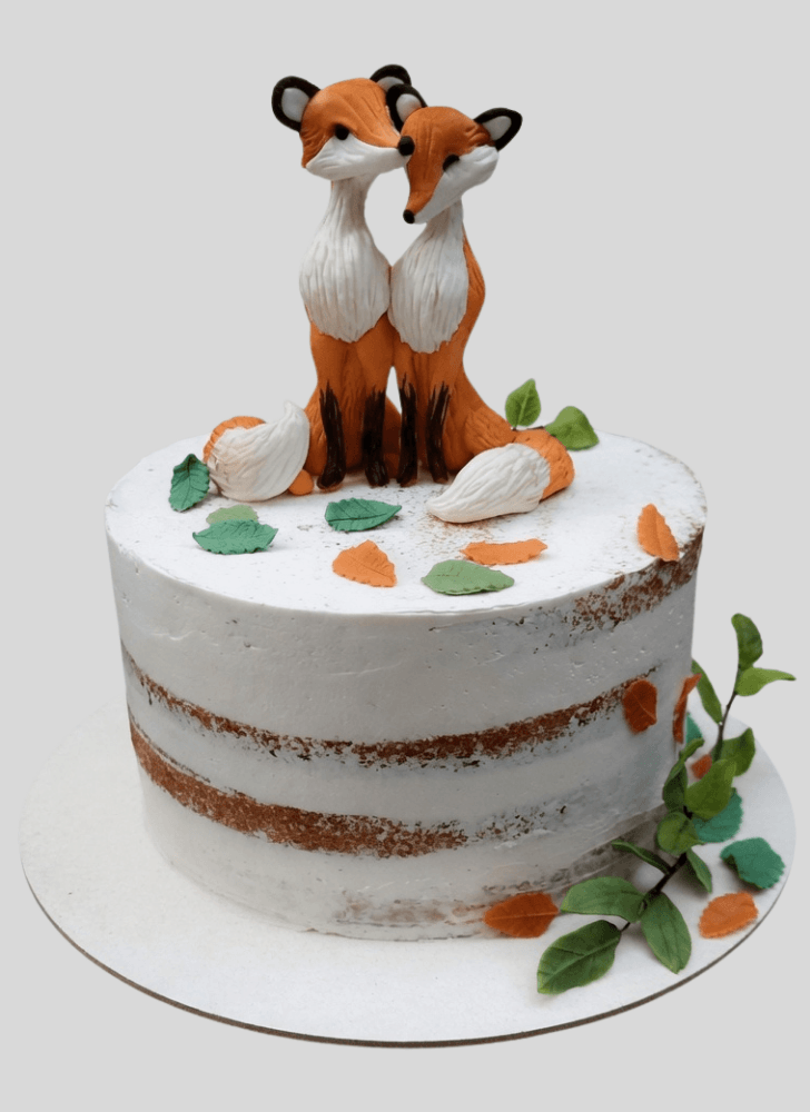 Comely Fox Cake