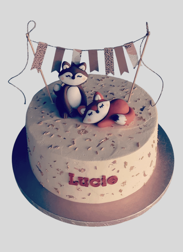Delicate Fox Cake