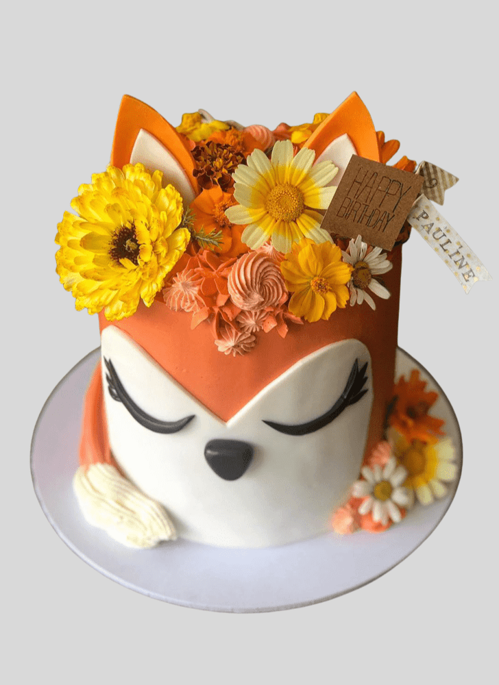 Enthralling Fox Cake