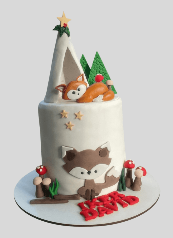 Inviting Fox Cake
