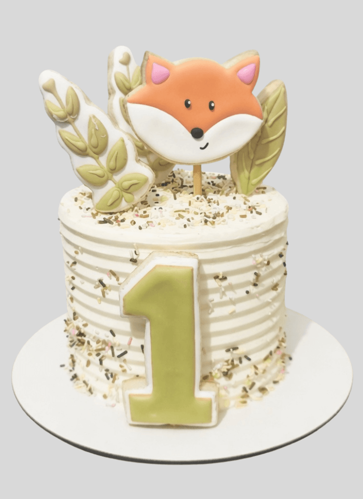 Wonderful Fox Cake Design