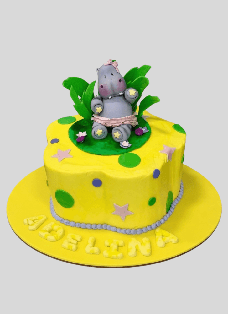 Captivating Hippopotamus Cake