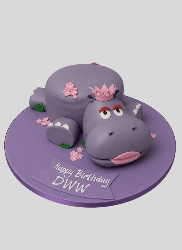 Classy Hippopotamus Cake