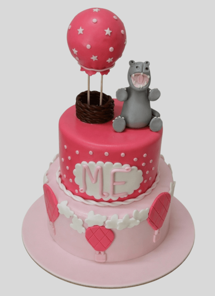 Delightful Hippopotamus Cake