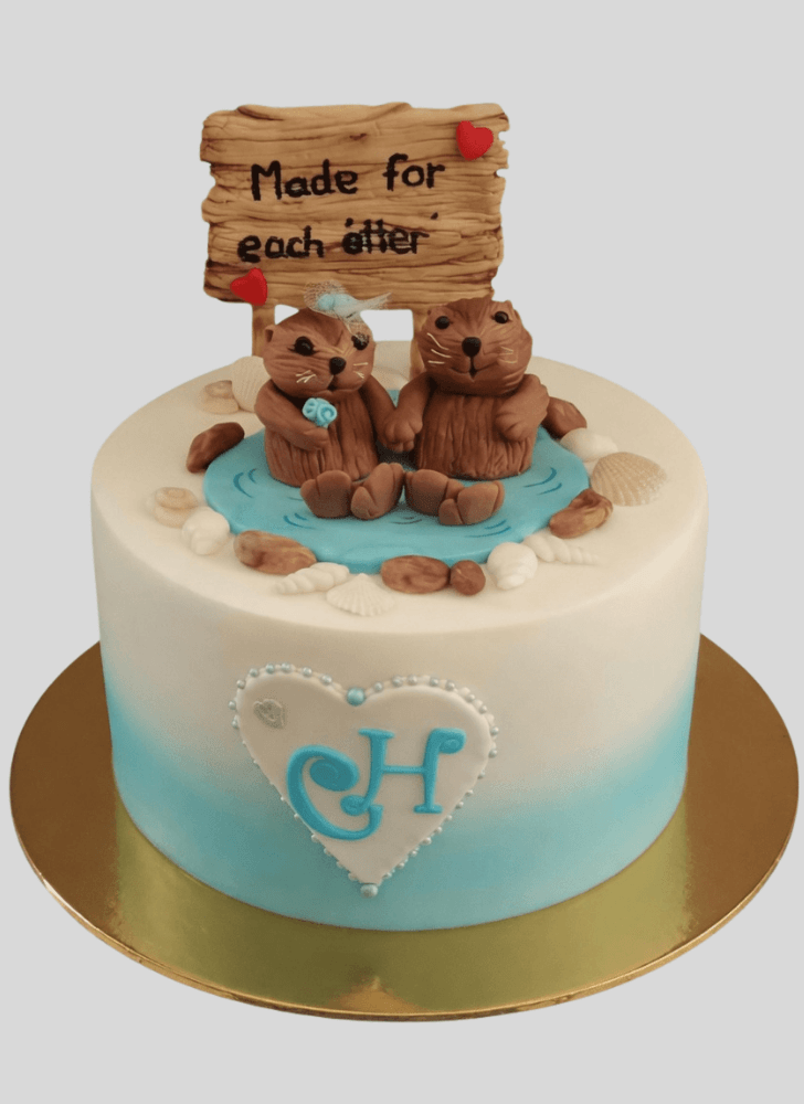 Captivating Otter Cake
