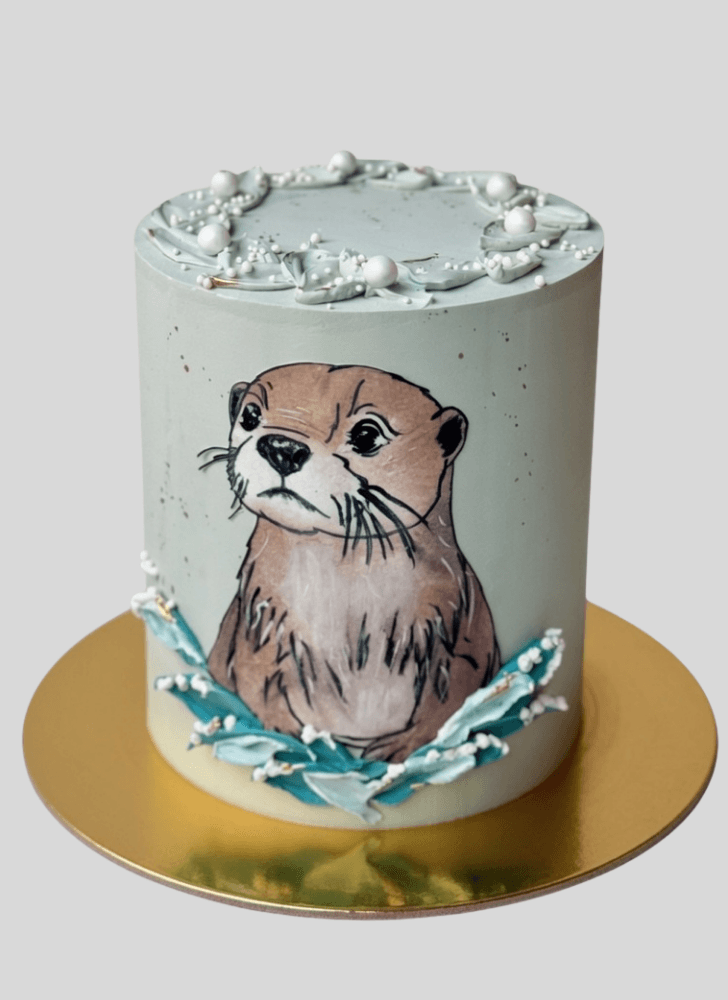Inviting Otter Cake