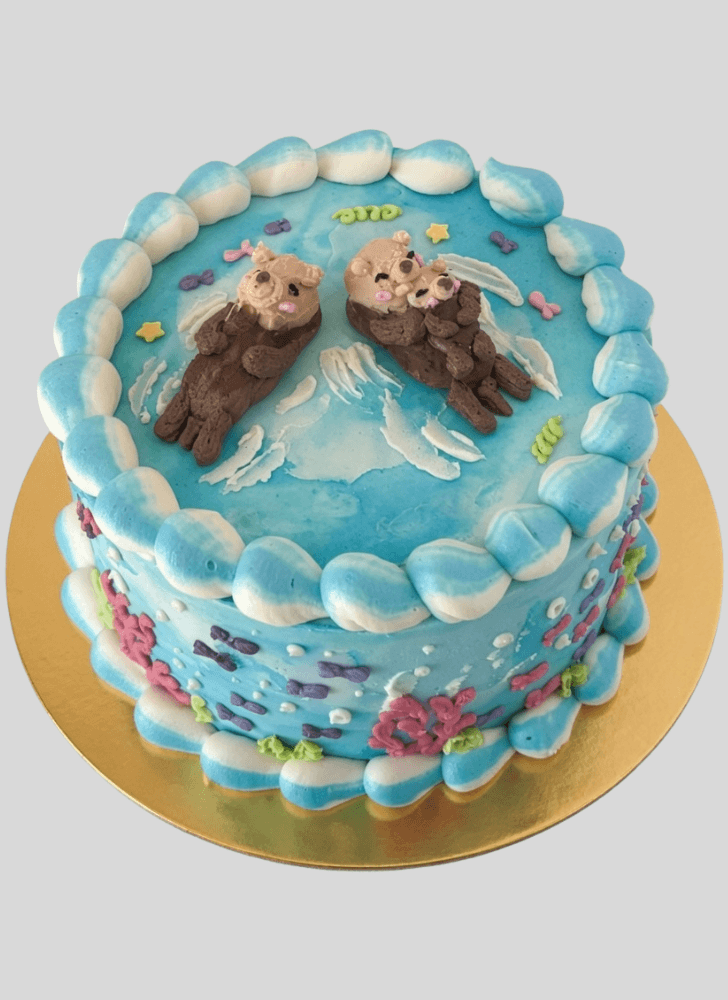 Pretty Otter Cake