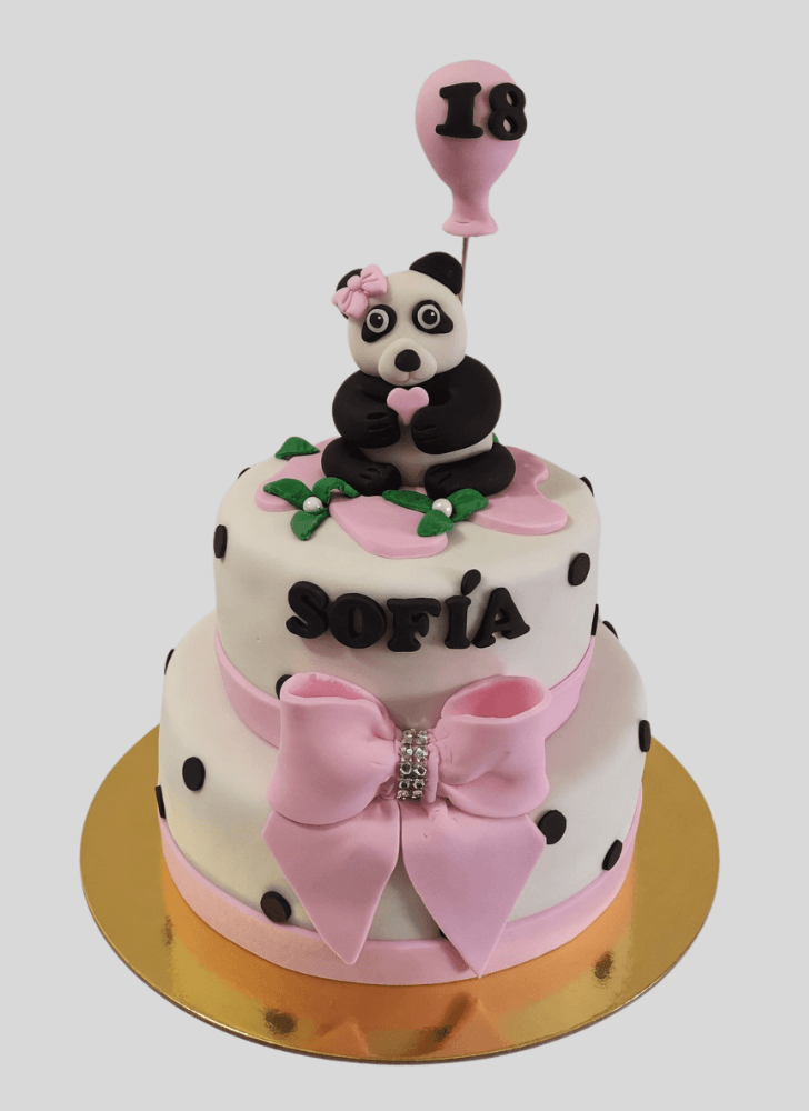 Angelic Panda Cake