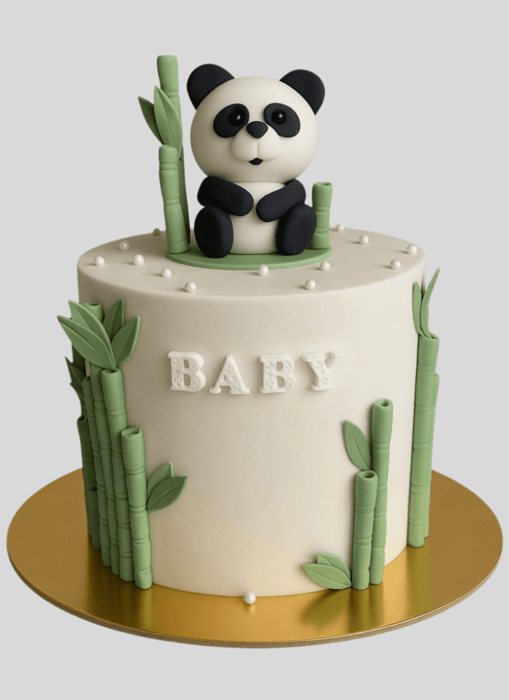 Comely Panda Cake