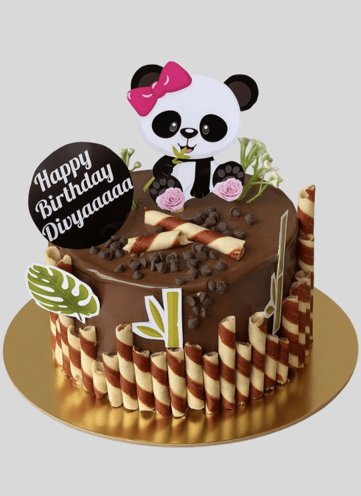 Dazzling Panda Cake