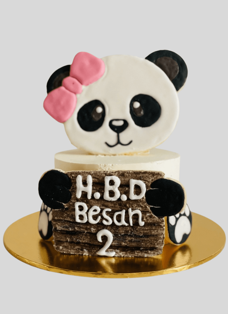 Good Looking Panda Cake