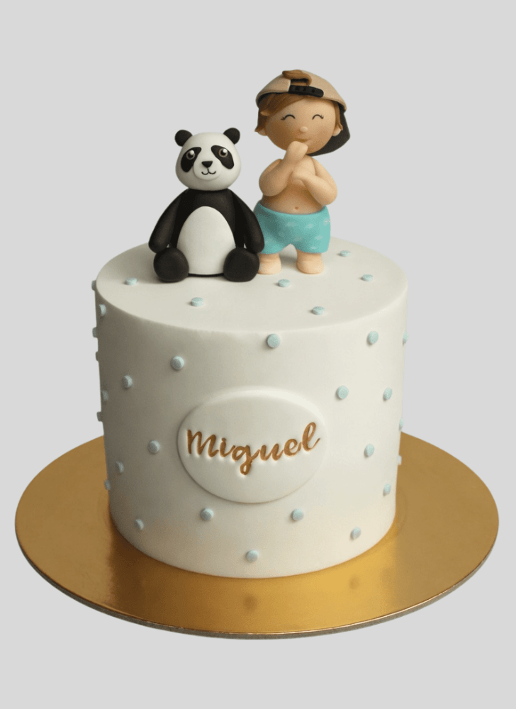 Shapely Panda Cake