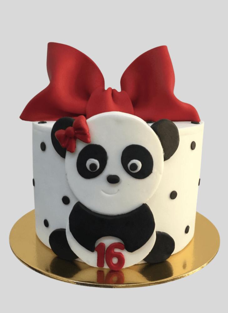 Wonderful Panda Cake Design