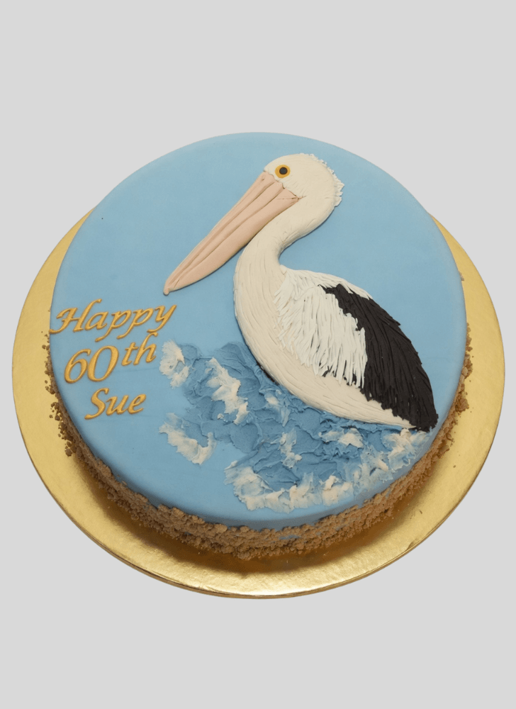 Comely Pelican Cake