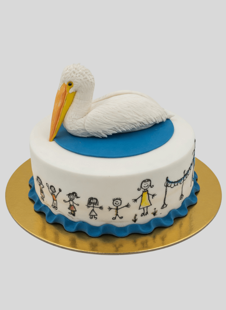Cute Pelican Cake
