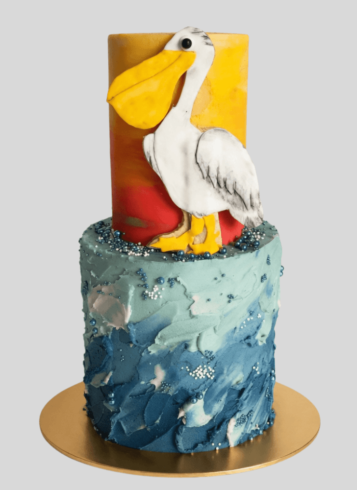 Dazzling Pelican Cake