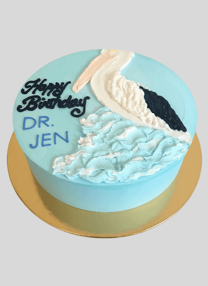 Delightful Pelican Cake