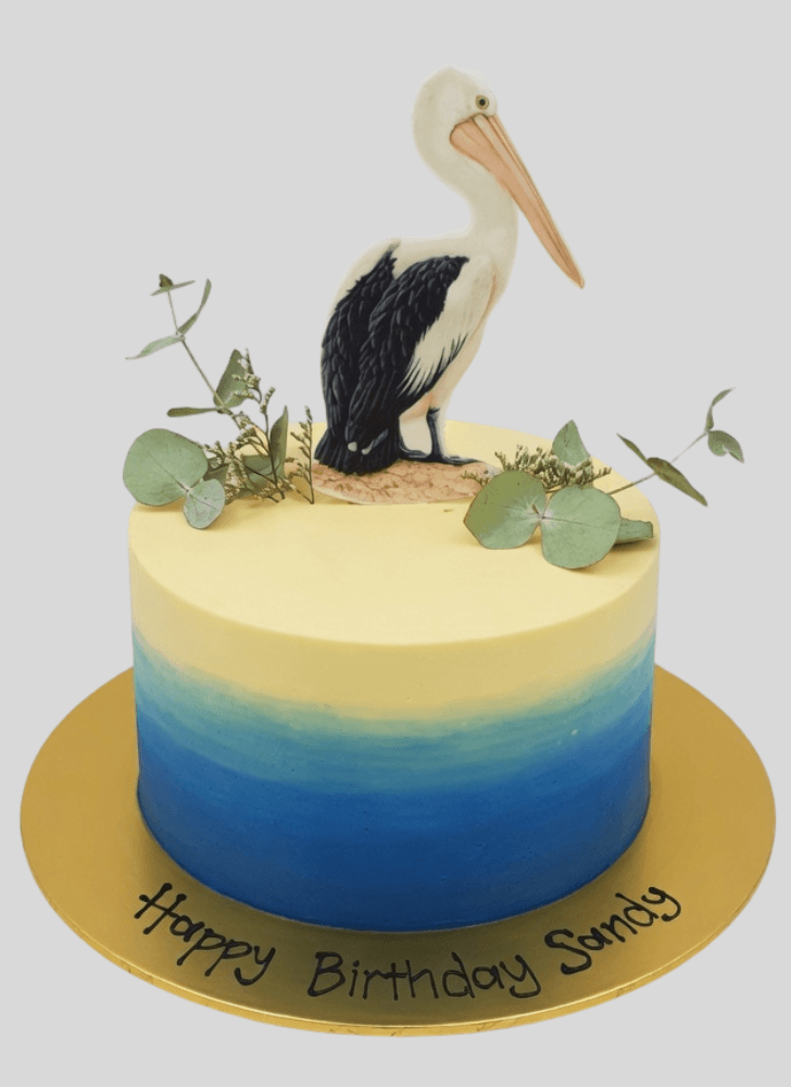 Elegant Pelican Cake