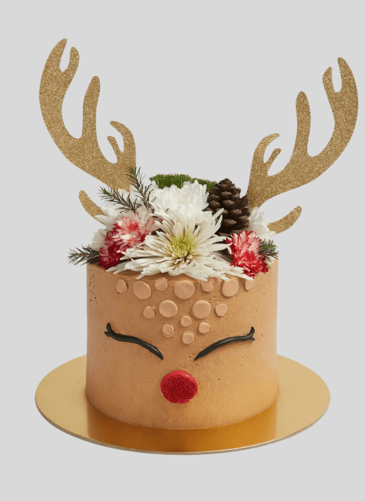 Angelic Reindeer Cake