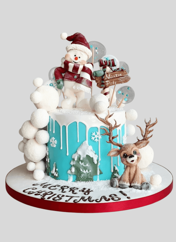 Captivating Reindeer Cake