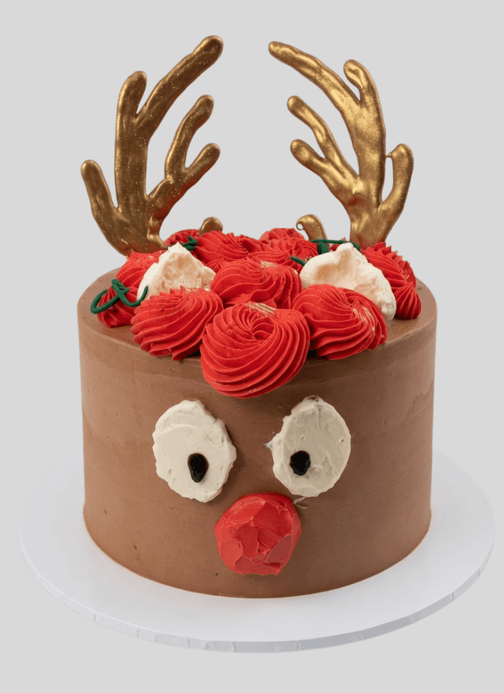 Classy Reindeer Cake