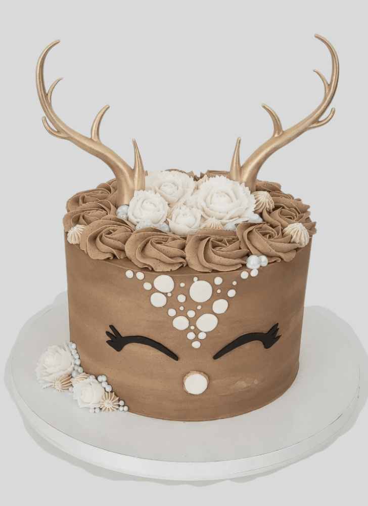 Fascinating Reindeer Cake
