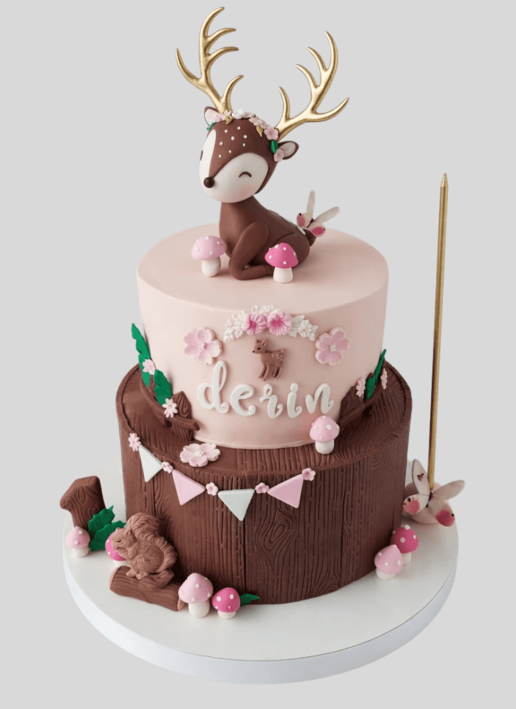 Good Looking Reindeer Cake