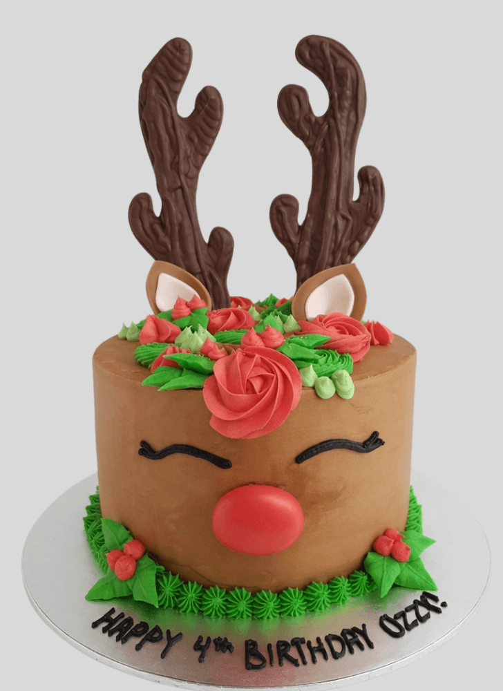 Marvelous Reindeer Cake