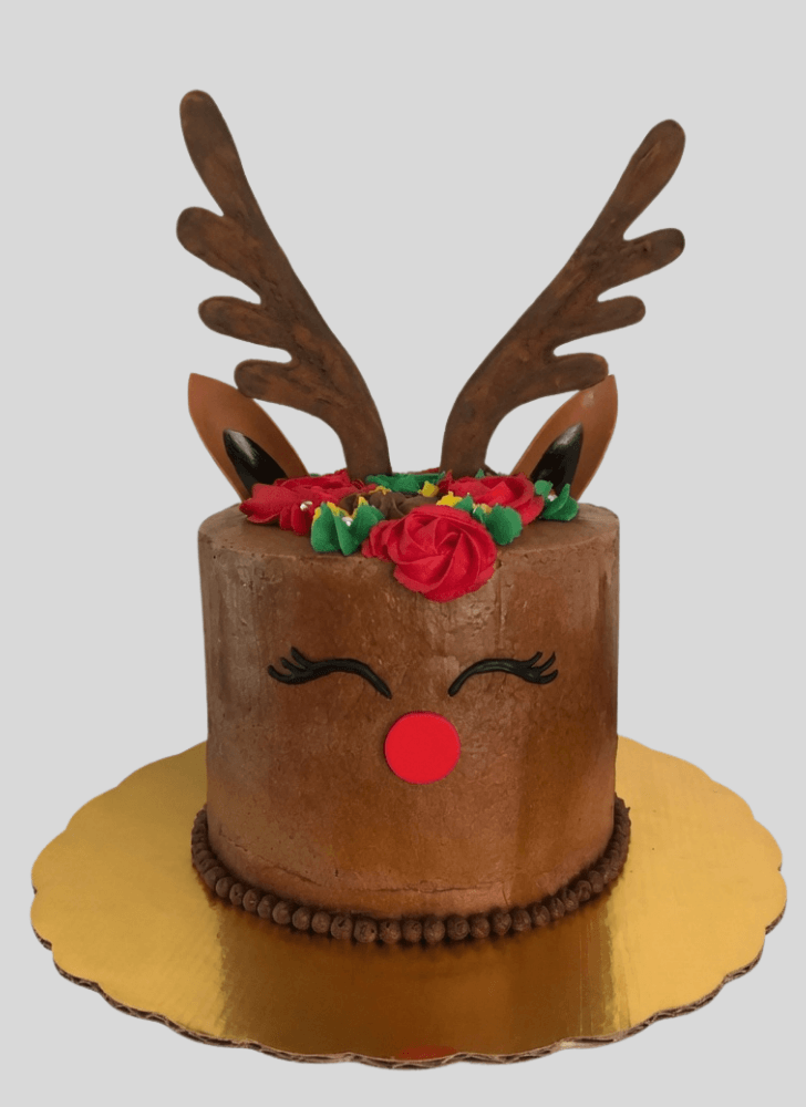 Nice Reindeer Cake
