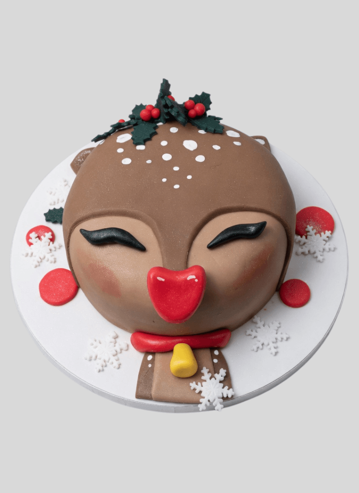 Radiant Reindeer Cake