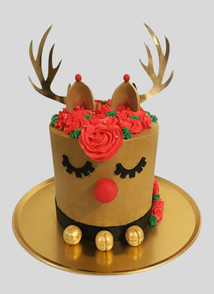 Refined Reindeer Cake