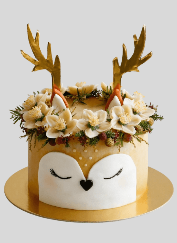 Splendid Reindeer Cake