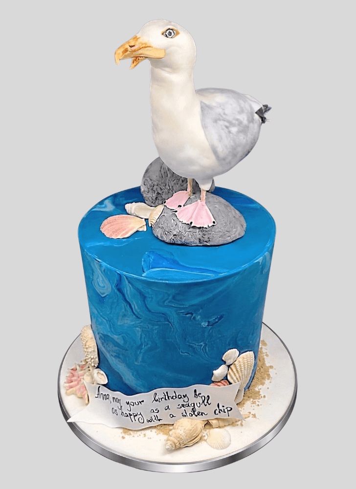 Captivating Seagull Cake