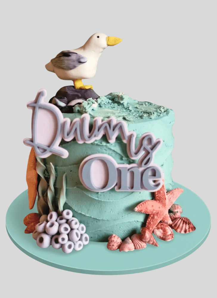 Classy Seagull Cake