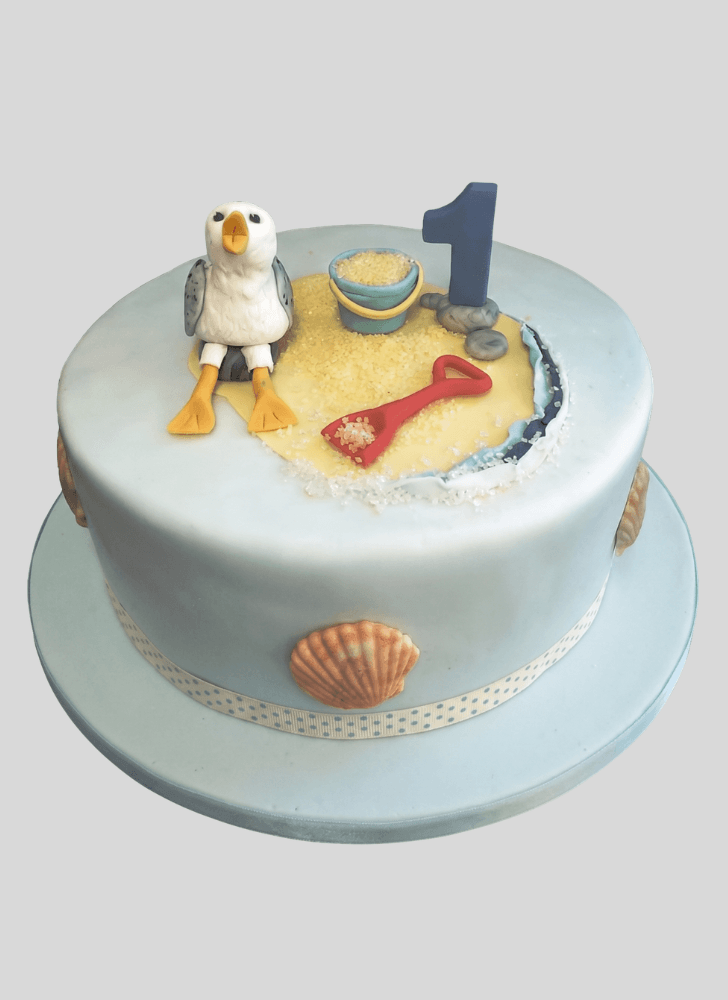 Delightful Seagull Cake