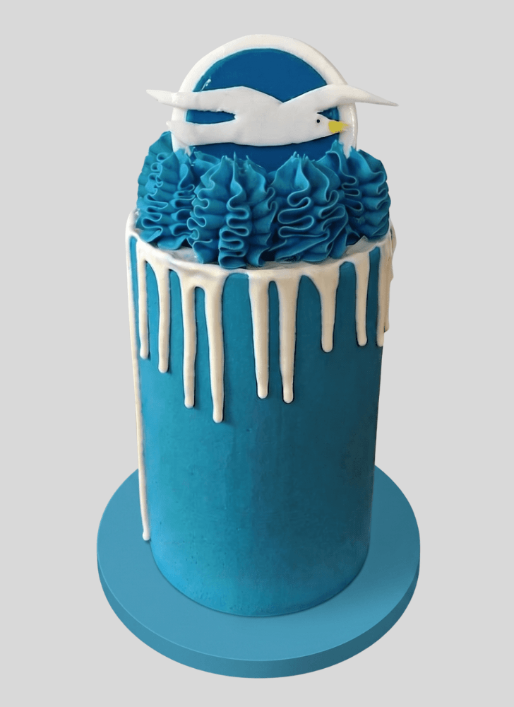Elegant Seagull Cake