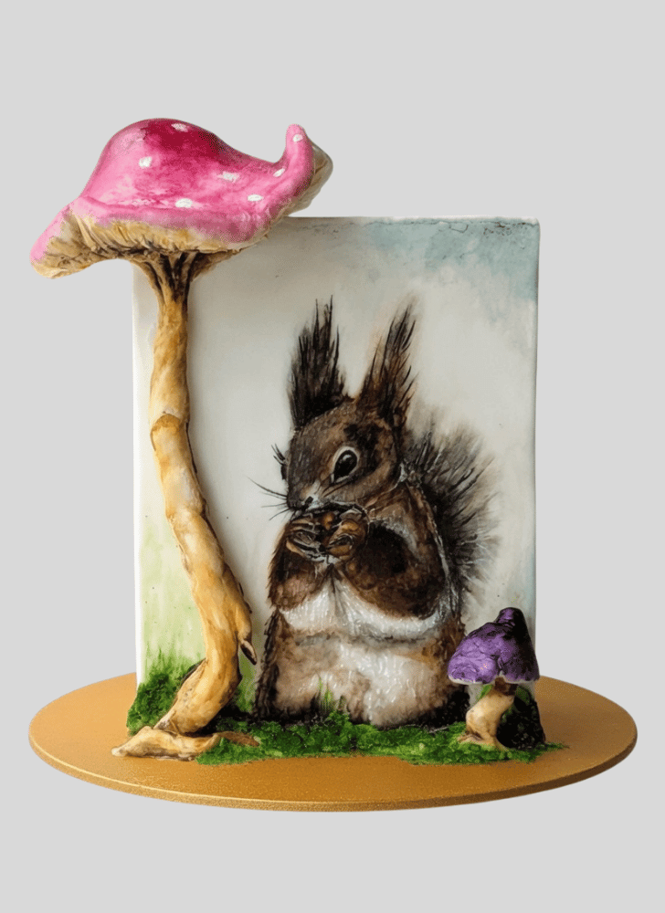 Admirable Squirrel Cake Design