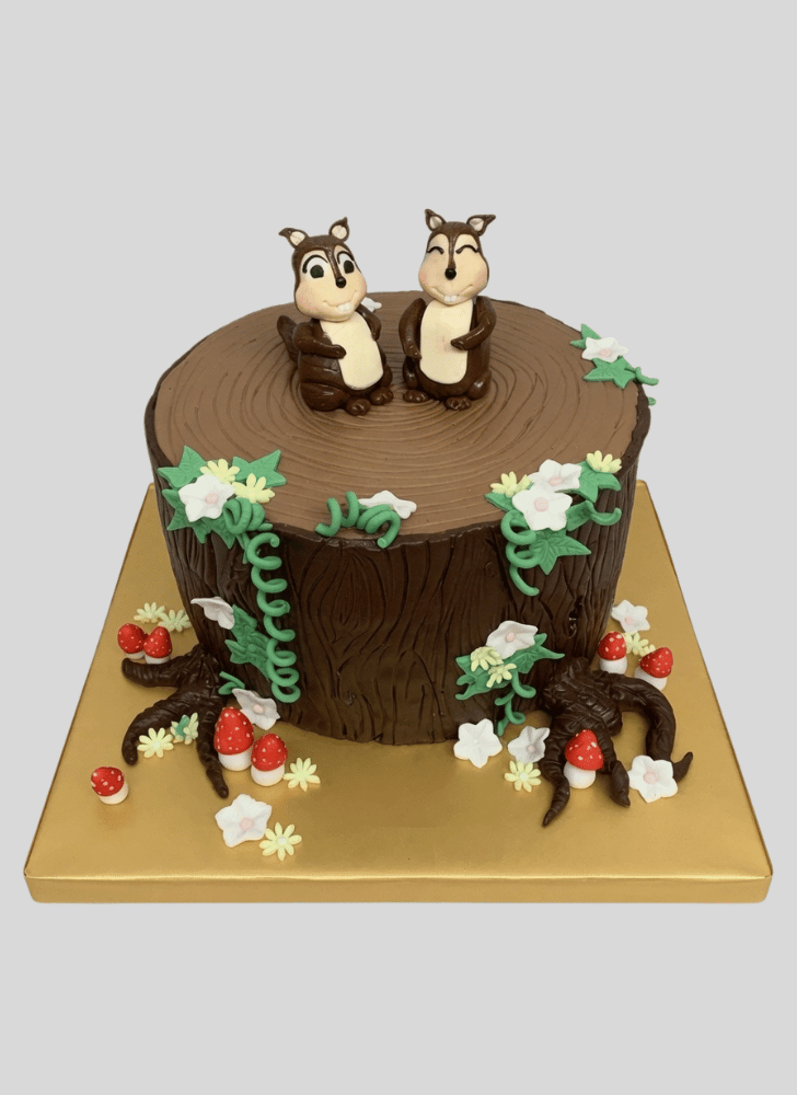 Adorable Squirrel Cake