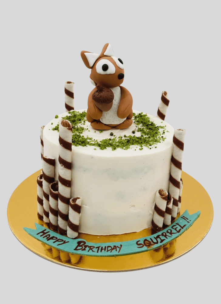Inviting Squirrel Cake
