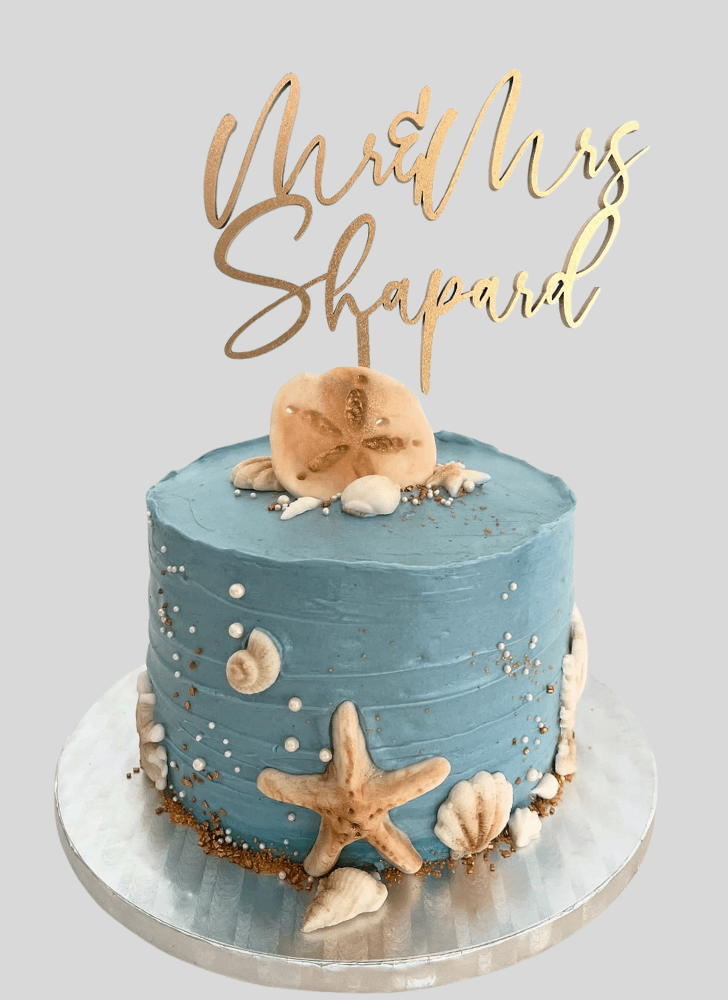 Angelic Starfish Cake