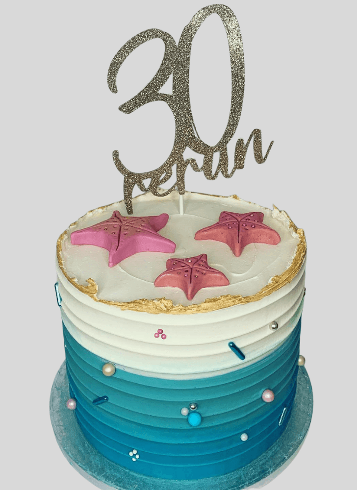 Appealing Starfish Cake